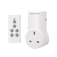 無線遙控插頭插座13A開關30M工作範圍家用電器  mceckp Wireless Remote Control Plug Socket 13A Switch 30M Operating Range for Household Appliances 電源適配器 充電插頭 電腦火牛 變壓器 電源供應器 叉電器 差電器 全球通用 逆變器 萬用插蘇 萬能插 轉插器 電制轉接頭 轉換插頭