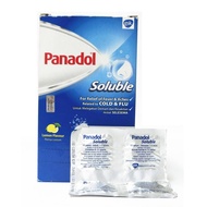 PANADOL SOLUBLE (LEMON FLAVOUR) 120'S EFFERVESCENT TABLETS/BOX 普拿疼 100% Original