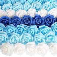 50PCS/Bag Artificial Rose Heads Large Volume Simulation Rose Foam Rose Heads Mini Fake Roses Bridal