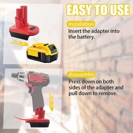 Battery Adapter Converter for Dewalt/Milwaukee 18V 20V Li-ion Battery To for Milwaukee 12V Tools Use