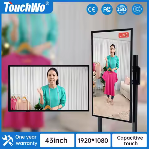 TouchWo 43 55 65 Inch TouchScreen Monitor Online Teaching Smart Board All In One Pc Digital Electron