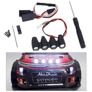 RC Car 14303 LED 5V Simulation Boat Light Spotlight for HYPER GO 1/14 MJXRC 14303 C3 WRC Rally Cart 