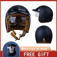 Universal Motorcycle Helmet Retro Safe Scooter Headpiece With Visor For Vespa Italian Love GTV300 LXV150 S150ie GTS250