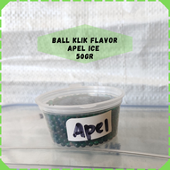 Klik Ball Perasa Flavour 50gr (2500 BUTIR) Rasa Apel Ice (Free Alat !!)
