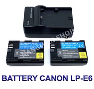 LP-E6 \ LPE6 \ LP-E6N \ LPE6N แบตเตอรี่ \ แท่นชาร์จ \ แบตเตอรี่พร้อมแท่นชาร์จสำหรับกล้องแคนนอน Battery \ Charger \ Battery and Charger For Canon EOS 5D,6D,7D,60D,70D,80D,90D,EOS R BY KANGWAN SHOP