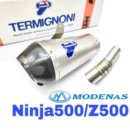 TERMIGNONI Original Exhaust Modenas Ninja500 Z500 Accessories Motor Kawasaki Ninja 500 + Project79 L