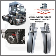 LORI CHROME KITA NISSAN CD4 QUON MUDGUARD CHROME COVER SET LORI TRUK TRAILER AKSESORI ACCESSORIES