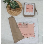 Deenoy - Mini Parachute Travel Face Pouch and Prayer Rug Size 10x12x8cm Without Prayer Robe