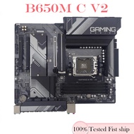 For GIGABYTE B650M C V2 Motherboard AM5 LGA 1718 AMD B650 M-ATX Mainboard Tested Fully Work