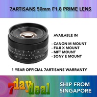 7Artisans 50mm F/1.8 APS-C Manual Focus Lens