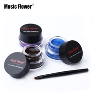 Music Flower Water-proof Smudge-proof Cosmetics Set Eye Liner Kit Eye Makeup Gel Eyeliner