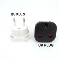 MV Adaptor UK To EU 110-250V Converter Plug 3 To 2 Converter UK To EU Plug 3 To 2 Converter