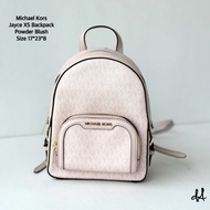 Tas wanita original MK jayce xs backpack blush pink