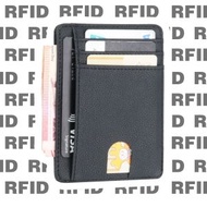 其他品牌 - 超薄 RFID安全防盜皮卡套錢包防盜信用皮卡套 八達通 咭片套 現金夾 錢包 紙幣夾