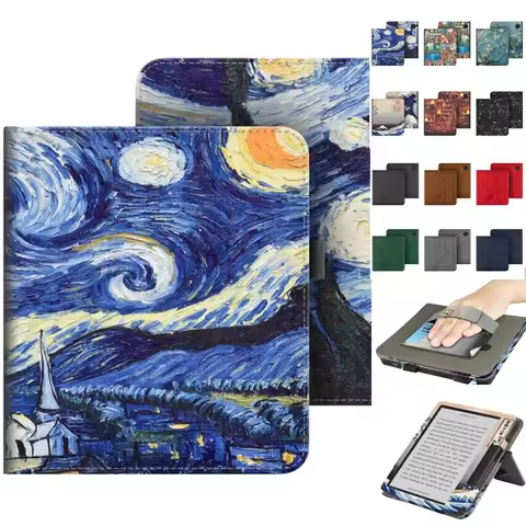 Magnetic Cover For Tolino Vision 6/5 7'' eReader Protective Smart Case For Kobo Libra Colour Color L
