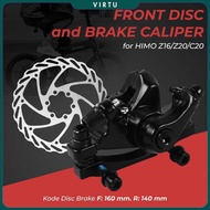 HIMO Front Disc + Brake Caliper F160 R140 for HIMO Z16/Z20/C20