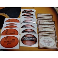 Yamaha Gibson Acoustic Guitar Stickers Bonus pick