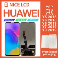 HUAWEI Y5 2018 Y6 2018 Y6 2019 Y7 2019 Y6P 2020 Y9 2019 Y7A Y9S LCD Original Display Touch Screen Digitizer Assembly Replacement