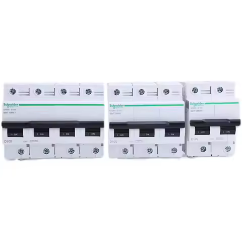 Schneider Electric Air Switch C120H High Current Circuit Breaker 63a 80a 100a 125a 1P 2P 3P 4P Type 