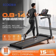 ECOOBIX-RUNWISE Treadmill Mesin Lari Foldable Walking Pad Low Noise 120kg Load Capacity 跑步机