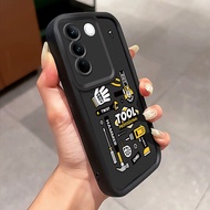 MATA Casing Hp VIVO V27 5G VIVO V27 Pro 5G S16 Pro 5G VIVO V27E 5G S16E 5G T2 4G Case Casing pattern