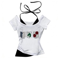 Crop Top - Y2K Summer Gothic Anime Gyaru Style