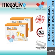 FAST SHIPPING MEGALIVE FLORA 80 PRO (2X30'S/30's)