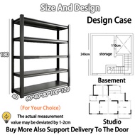 Heavy Duty Metal Boltless Rack Storage Shelf for Kitchen and Storeroom Organizer Metal Shelf Rack Sh