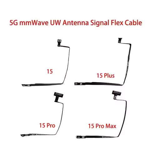 Original For iPhone 15 13 Mini 14 Pro Max 12 Plus Repair Replacement 5G mmWave UW Antenna Signal Fle