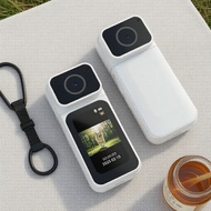 Magnetic Wearable Thumb Action Camera 2.7K HD Mini Pocket Thumb Camera 180° Rotating Lens Small Body