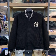 韓國 MLB 成人正品 💥斷碼優惠💥 男女可穿長袖毛絨黑色棒球外套 量少賣完冇補貨連吊牌 (官網售約HK$1100) XS/S/M碼 🩷查詢更多實物圖片/瀏覽更多本店靚貨品請PM🩷