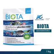 BIOTA ไบโอต้า จุลินทรีย์ไม่ต้องหมัก แก้น้ำเขียว น้ำหนืด ลดก๊าซไข่เน่า และเลนก้นบ่อ