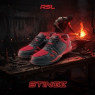 RSL STINGZ Badminton shoes Junior Black/Red