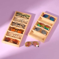 Bamboo Wood Glasses Storage Tray Jewelry Tray Sunglasses Sunglasses Tray Myopia Glasses Tray Jewelry