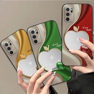 Oppo A16 case with luxurious, lucky apple print