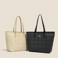 Retro All-Match Printed Ladies Handbag Simple Casual Underarm Bag Large Capacity Commuter Two-Piece 