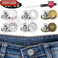 GG 1 / 2 / 10Pcs Metal Screw Fasteners Sewing Buttons Artificial Pearl Buttons Replacement Buttons C