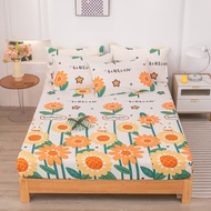 New goods ！Premium Cotton 3 in 1 Queen Tatami mattress cover  Single Size Fitted Bedsheet Cadar murah ready stock cadar asrama