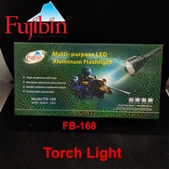 Fujibin LED Rechargeable & Waterproof Torch Light / Aluminum Flashing ( 240mmx55mm ) FB-168 Waterpro