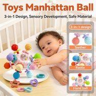 Mainan Baby 1 Tahun Toys Manhattan Baby Teether Toys 6 Month Rattle Toys Toy Infant Toys Baby