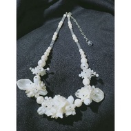 Hijab necklace, Crystal necklace, handmade necklace, trendy necklace