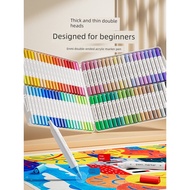 ✅ double-tip ✅ painting waterproof set Enmy Emmy Double-Headed Acrylic Marker Pen Only for Pupils So