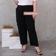 Celana Cargo Wanita Jumbo Highwaist XXL 4XL 5XL Cargo Pants Kulot Bigsize Bahan Drill Premium