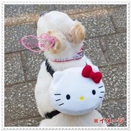小花花日本精品♥ Hello Kitty 寵物背包 貓狗背包 白色大臉45800702