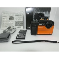 [USED] Panasonic compact digital camera Lumix FT7 waterproof 4K video compatible orange DC-FT7-D