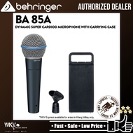 Behringer BA85A Dynamic Super Cardioid Microphone with Carrying Case Vocal Singing Emcee (BA 85A / B
