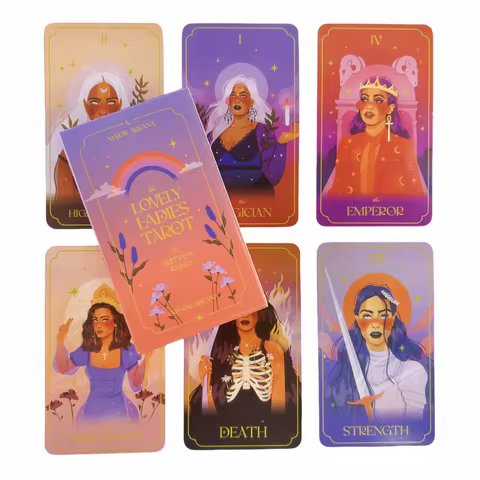 Lovely Ladies Tarot Deck Entire Tarot Deck Version With All 78 Cards Of A Typical Tarot Deck