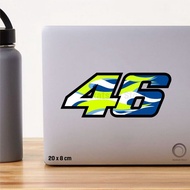 46 Flame Rossi Cutting Stickers Sticker Motor Stiker Motor Sticker Helmet