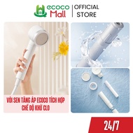 ECOCO pressure shower with integrated new generation high-end chlorine removal mode, with skin-safe 