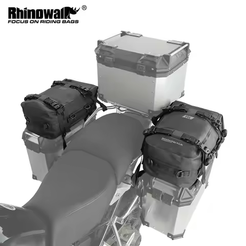 Rhinowalk Motorcycle Box Top Pannier Bag 8L-30L Waterproof Luggage Bags For BMW Adventure Motor Side